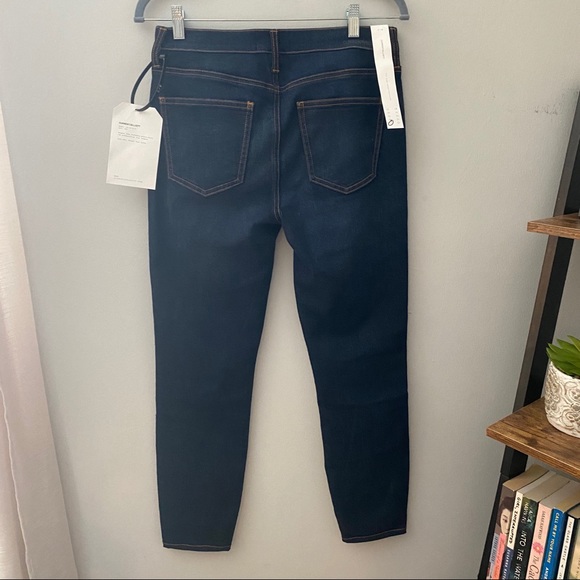 Current/Elliott High Waist Stiletto Striped Jeans - Picture 6 of 7